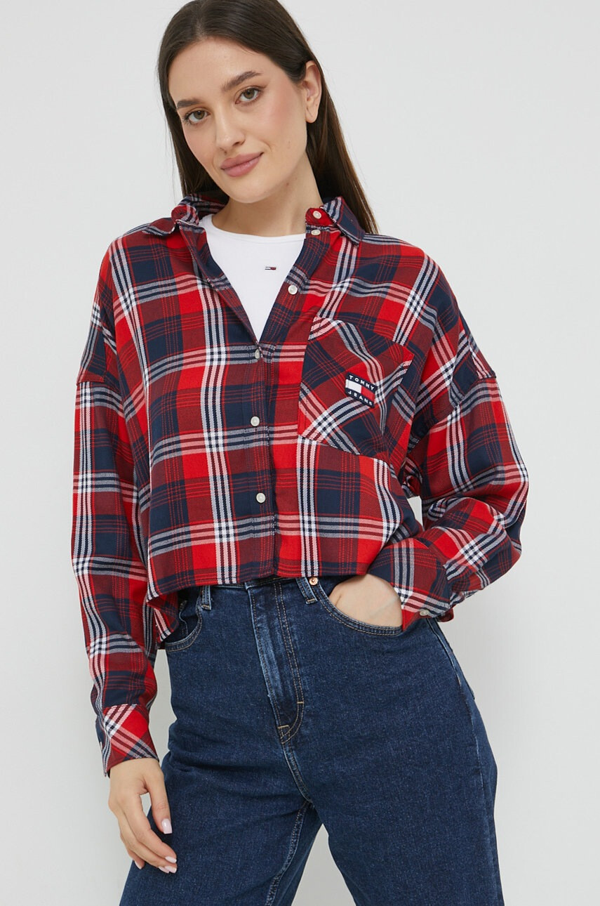 Tommy Jeans Блуза с дълги ръкави в бяло - Pepit.bg