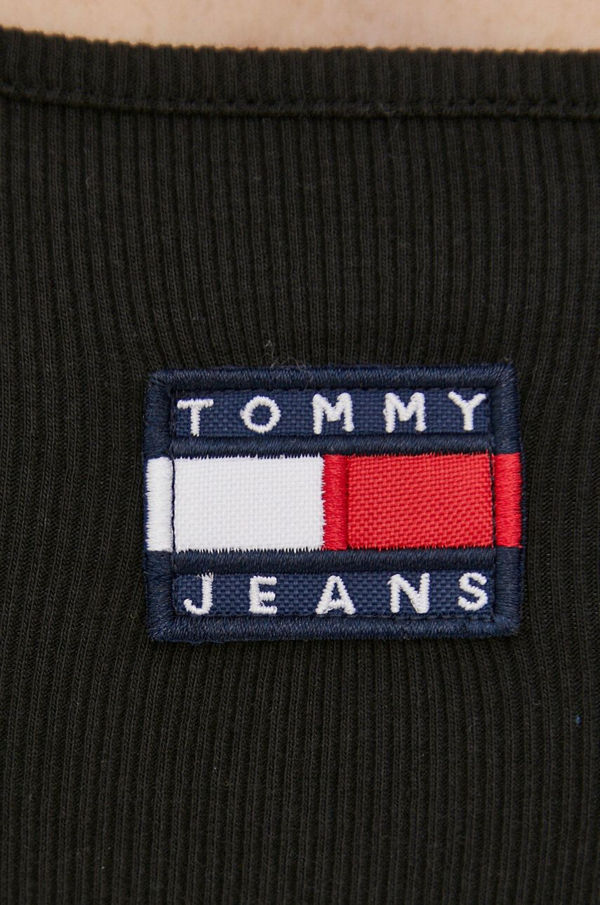 Tommy Jeans Боди дамско в черно - Pepit.bg