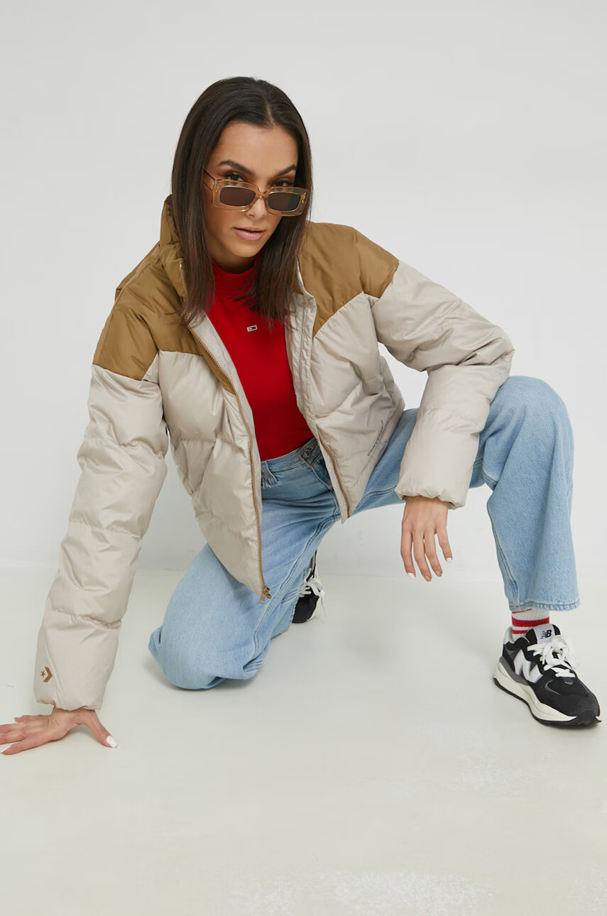 Tommy Jeans Боди дамско в червено с ниско поло - Pepit.bg