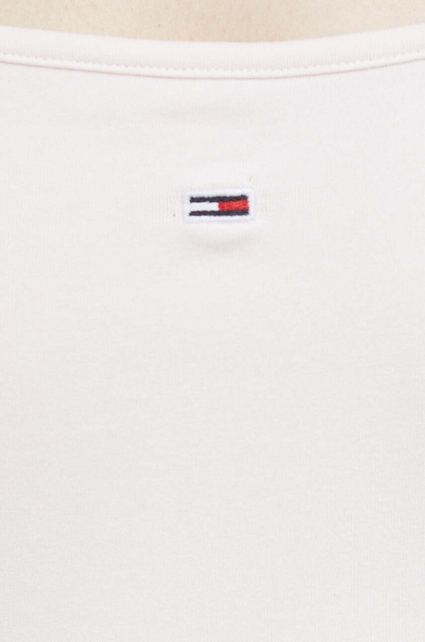 Tommy Jeans Боди дамско в розово - Pepit.bg
