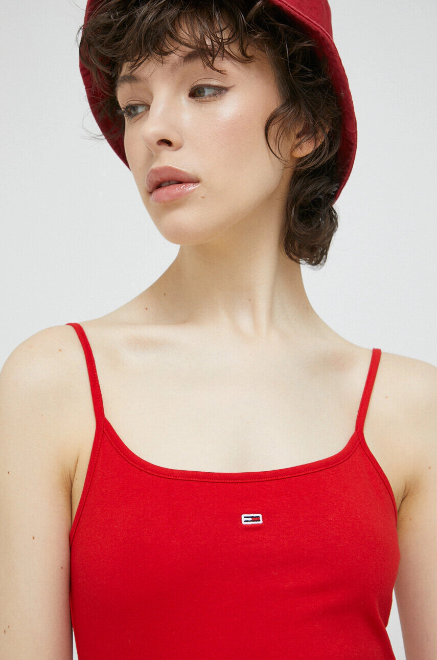 Tommy Jeans Боди дамско в черно - Pepit.bg