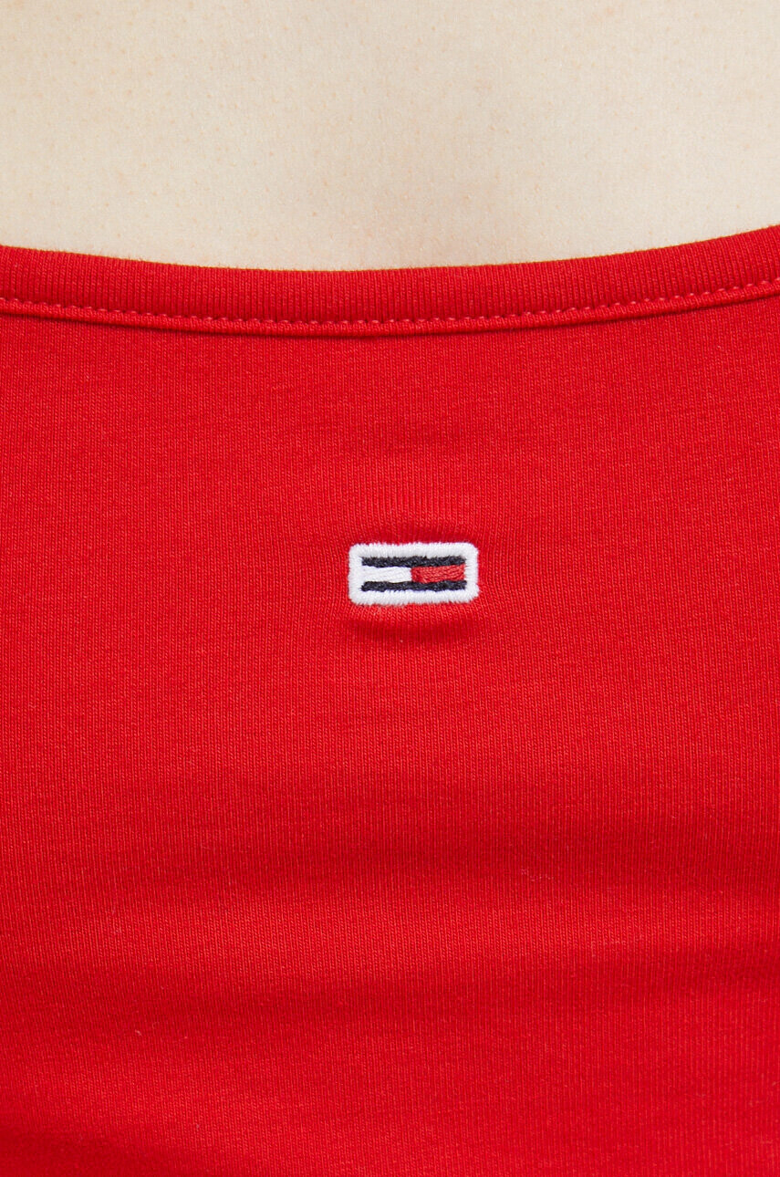 Tommy Jeans Боди дамско в черно - Pepit.bg