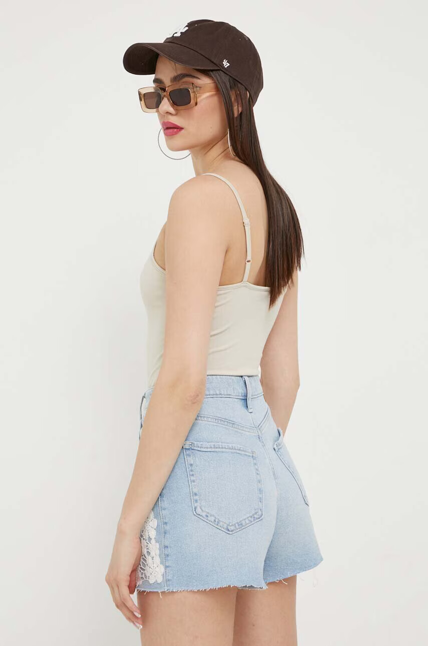 Tommy Jeans Боди дамско в черно - Pepit.bg