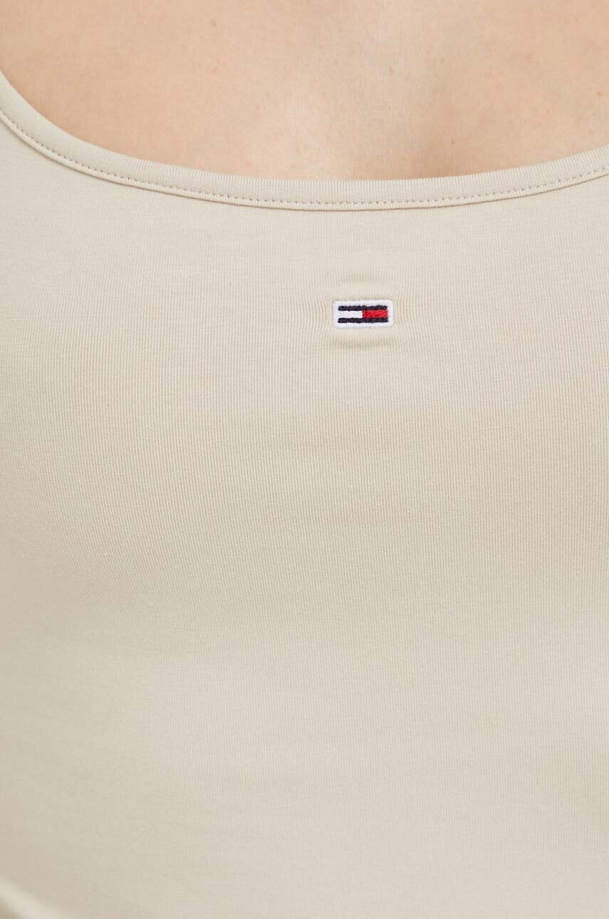 Tommy Jeans Боди дамско в черно - Pepit.bg