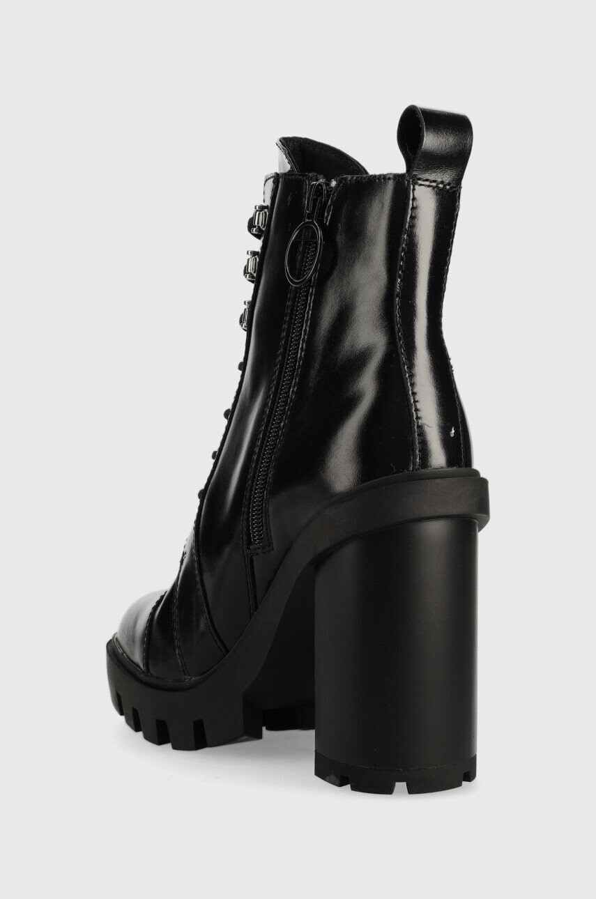 Tommy Jeans Боти Heeled Boot в черно с висок ток - Pepit.bg