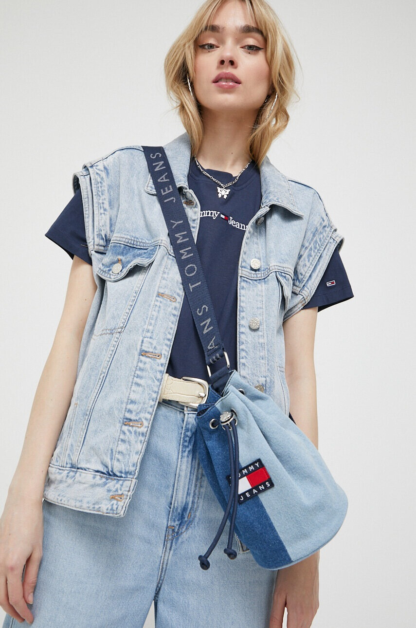 Tommy Jeans Чанта в синьо - Pepit.bg