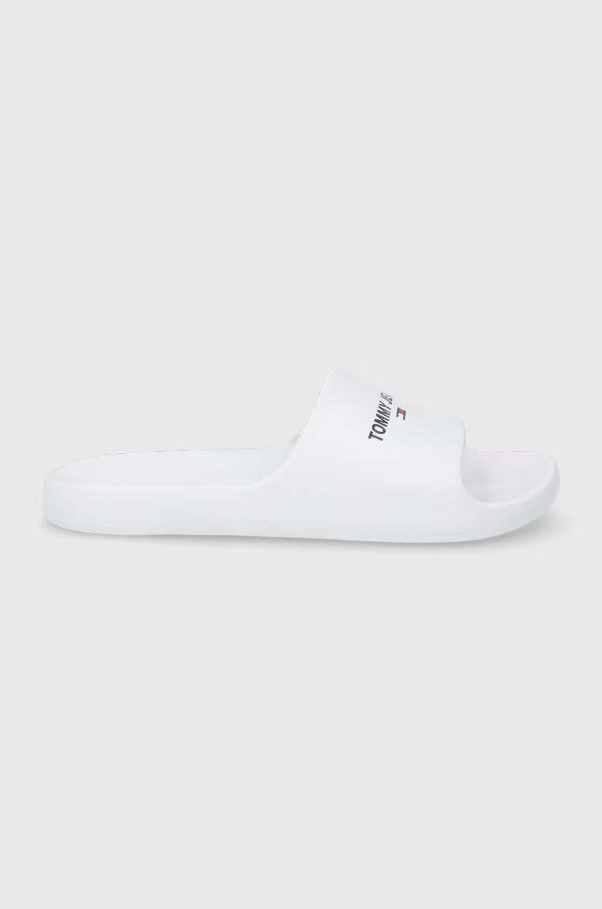 Tommy Jeans Чехли мъжко в бяло - Pepit.bg