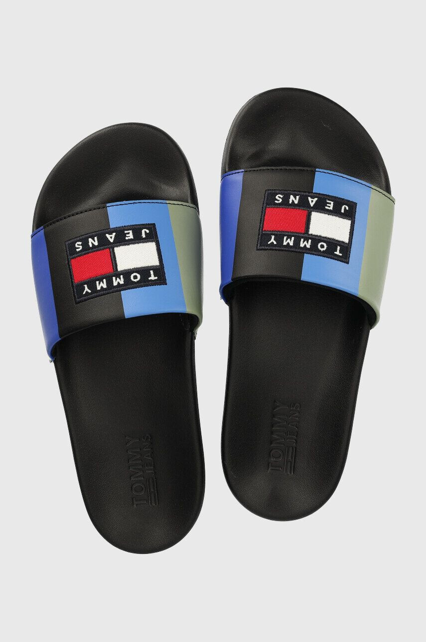 Tommy Jeans Чехли Mens Block Archive Poolslide - Pepit.bg