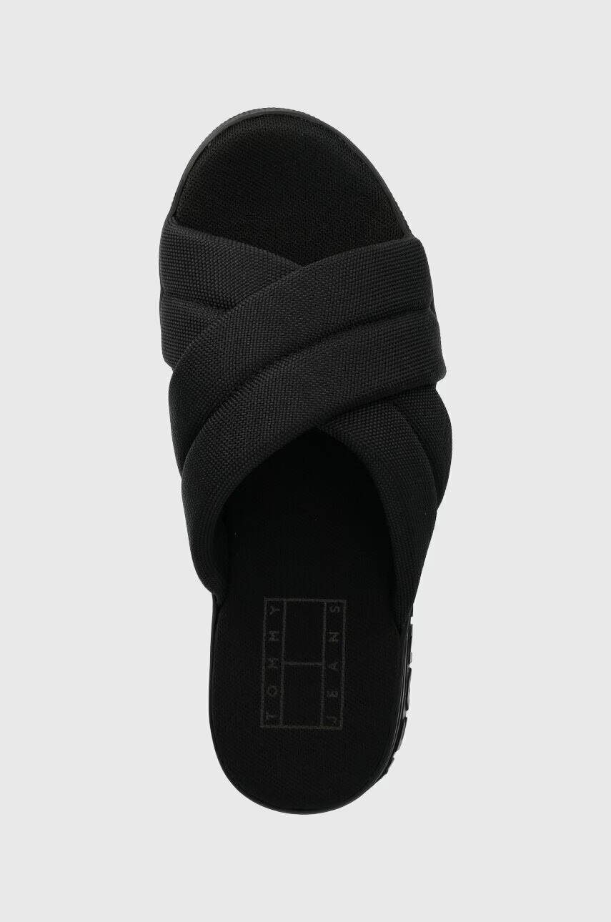 Tommy Jeans Чехли в черно с платформа EN0EN02116 - Pepit.bg