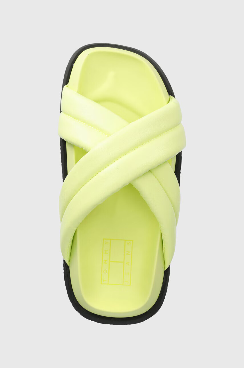 Tommy Jeans Чехли FANCY PADDED SANDAL в зелено EN0EN02175 - Pepit.bg