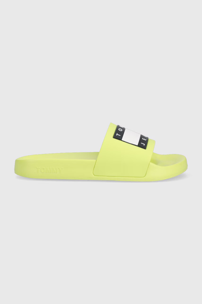 Tommy Jeans Чехли FLAG POOL SLD ESS в жълто EN0EN02115 - Pepit.bg