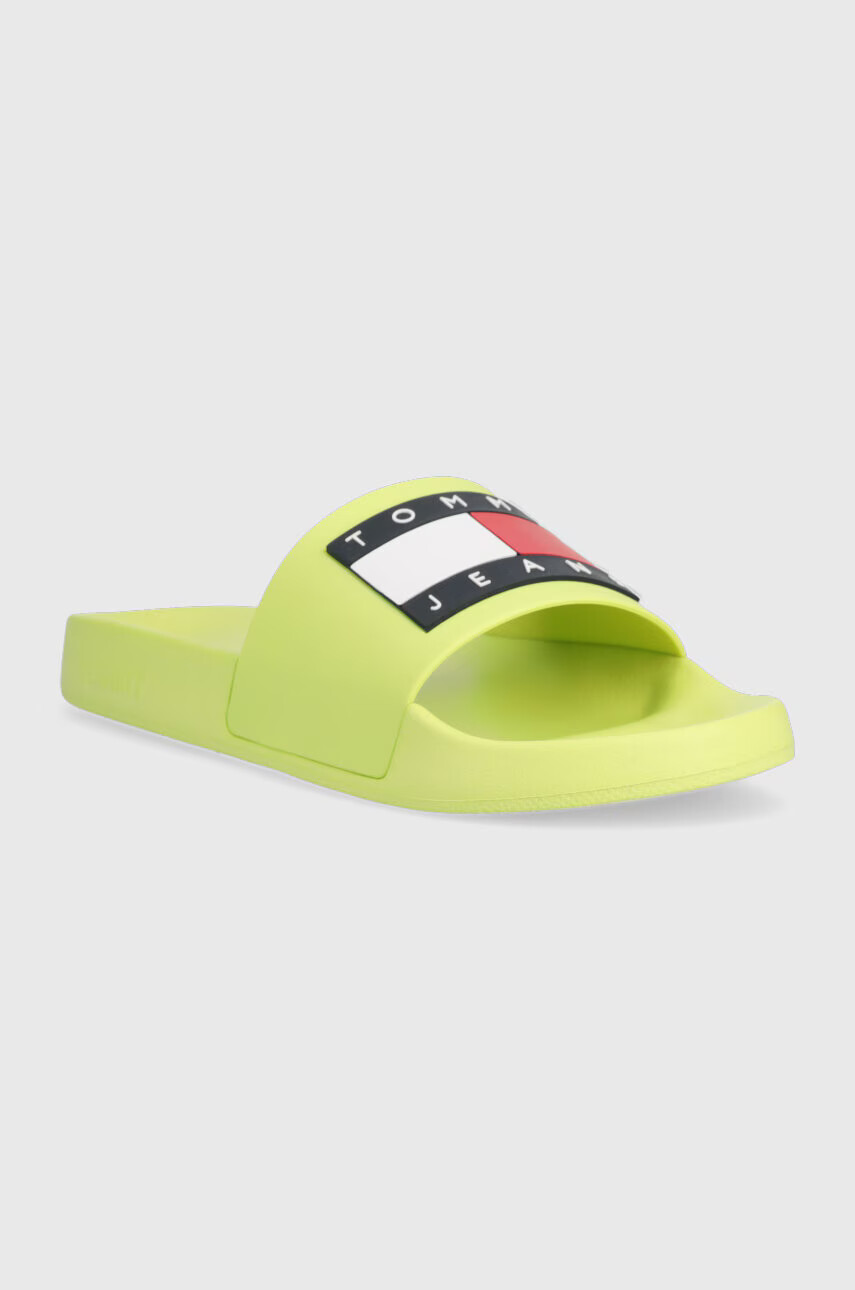 Tommy Jeans Чехли FLAG POOL SLD ESS в жълто EN0EN02115 - Pepit.bg