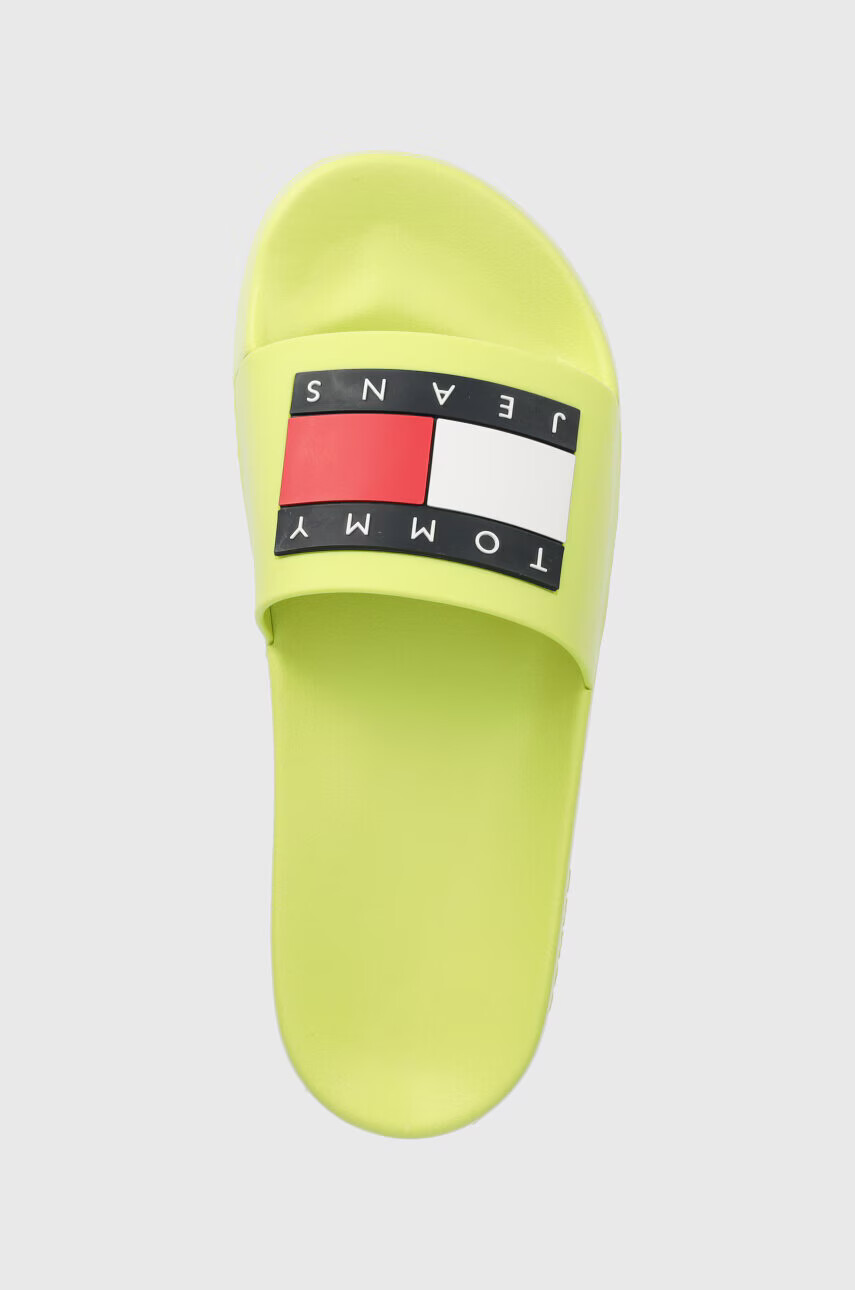 Tommy Jeans Чехли FLAG POOL SLD ESS в жълто EN0EN02115 - Pepit.bg