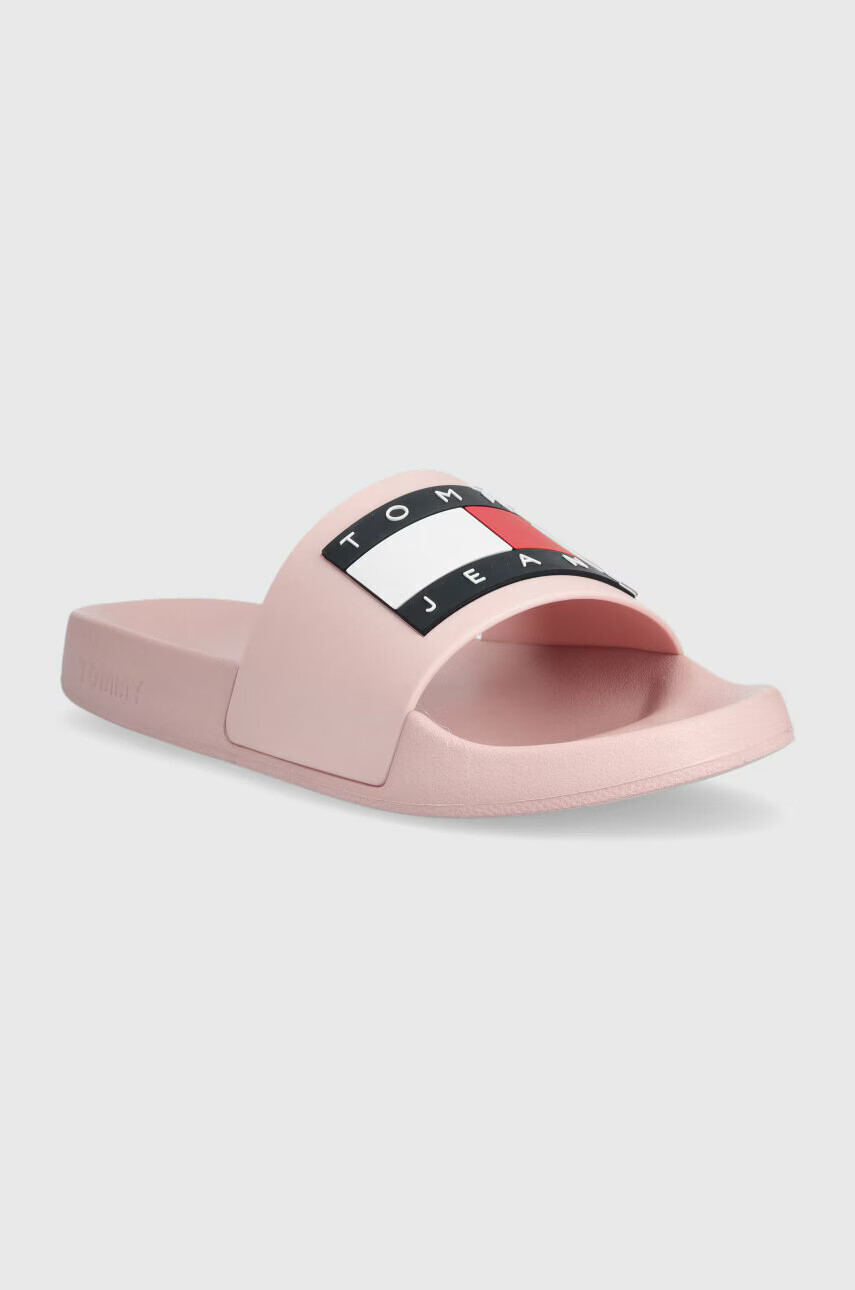 Tommy Jeans Чехли FLAG POOL SLD ESS в розово EN0EN02115 - Pepit.bg