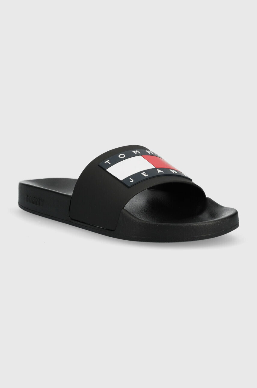Tommy Jeans Чехли POOL SLIDE ESS в черно EM0EM01191 - Pepit.bg