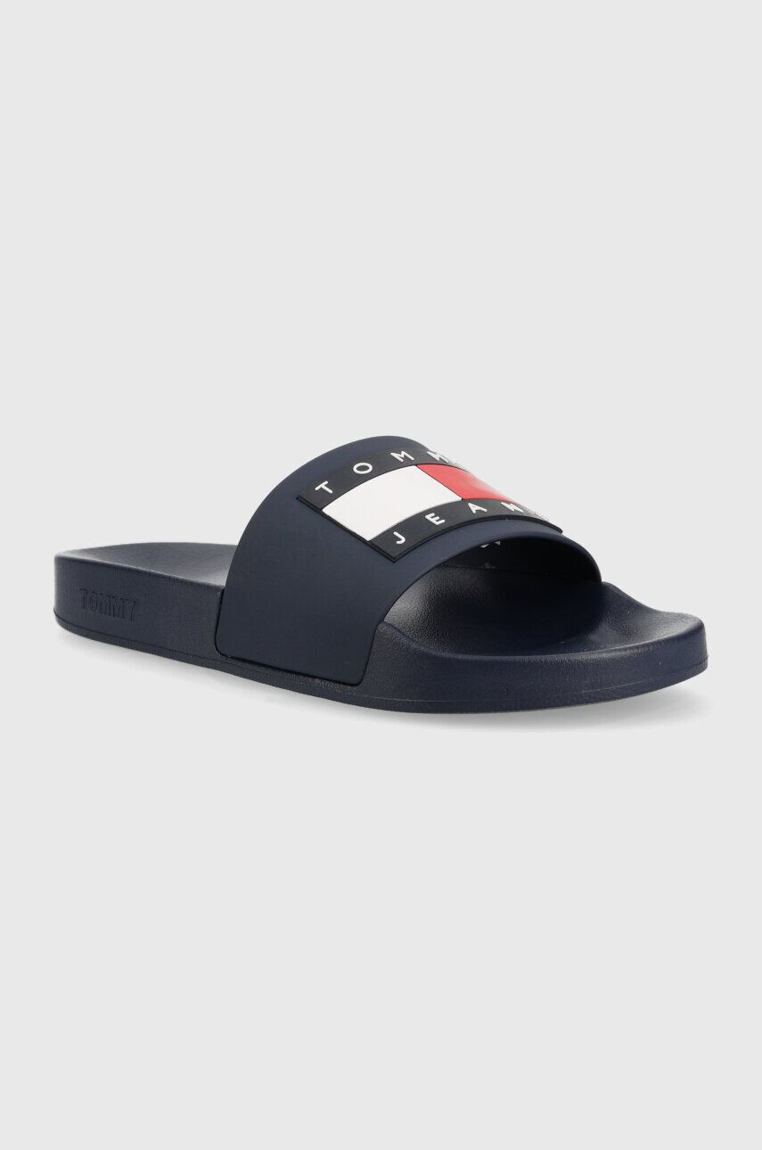 Tommy Jeans Чехли POOL SLIDE ESS в тъмносиньо EM0EM01191 - Pepit.bg