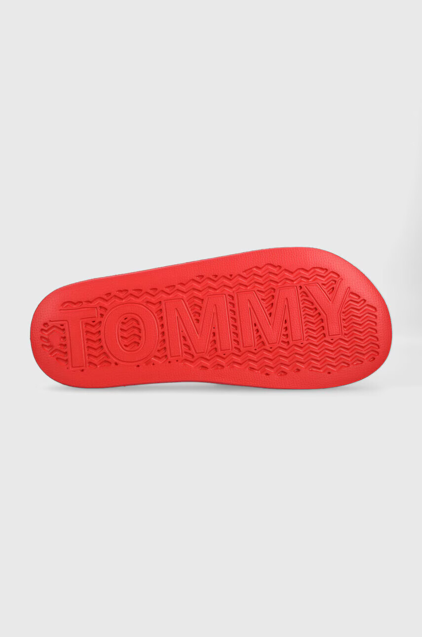 Tommy Jeans Чехли POOL SLIDE ESS в червено EM0EM01191 - Pepit.bg