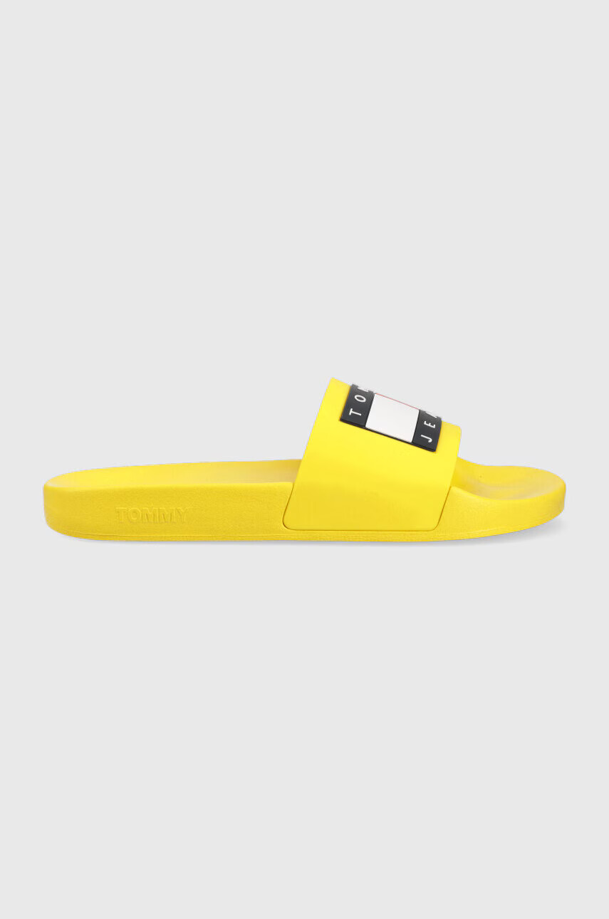 Tommy Jeans Чехли POOL SLIDE ESS в жълто EM0EM01191 - Pepit.bg