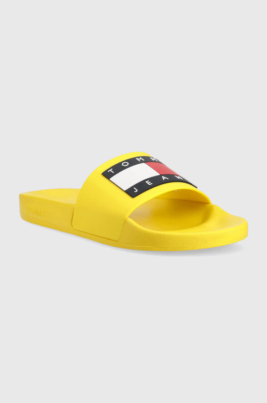 Tommy Jeans Чехли POOL SLIDE ESS в жълто EM0EM01191 - Pepit.bg