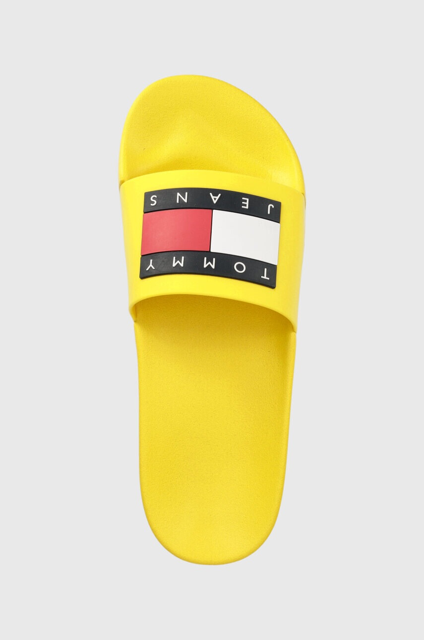 Tommy Jeans Чехли POOL SLIDE ESS в жълто EM0EM01191 - Pepit.bg