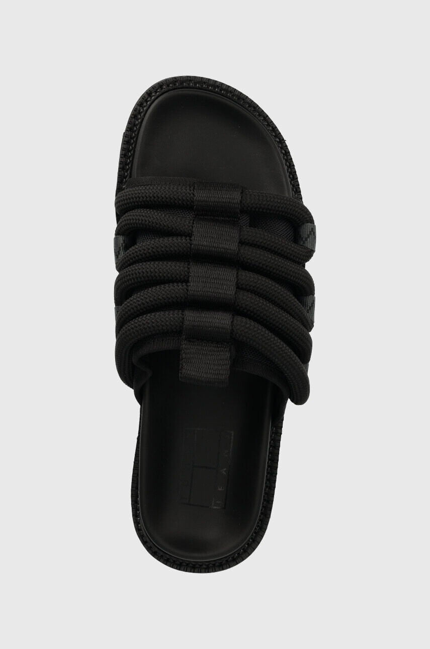 Tommy Jeans Чехли SANDAL ROPE в черно EM0EM01149 - Pepit.bg