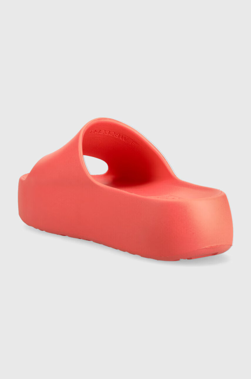 Tommy Jeans Чехли TJW CHUNKY FLATFORM в оранжево с платформа EN0EN02438 - Pepit.bg