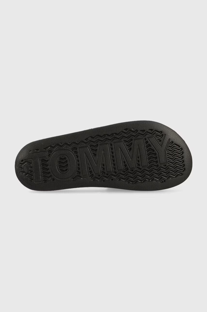 Tommy Jeans Чехли TJW WOVEN POOL SLIDE в черно EN0EN02223 - Pepit.bg