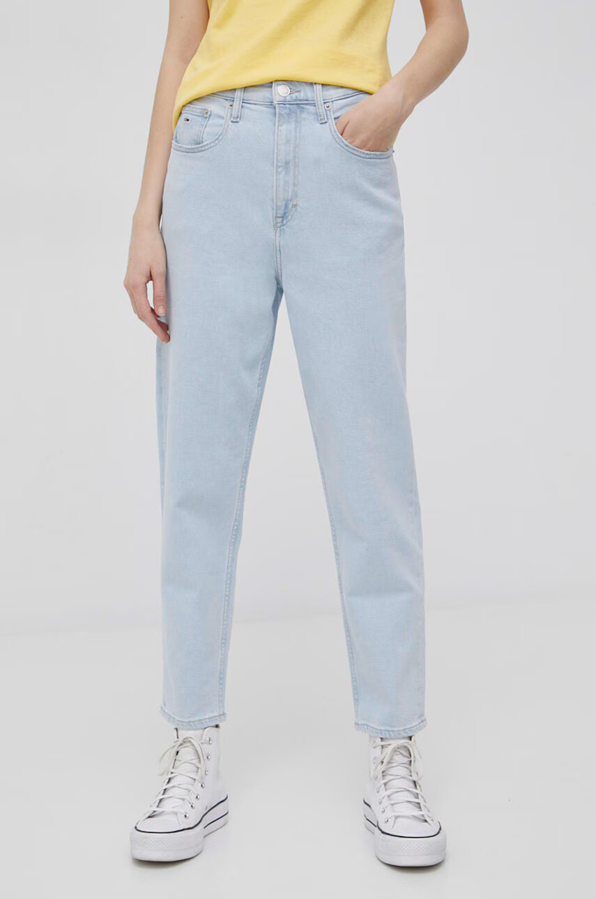 Tommy Jeans Дънки Bf6113 дамски с висока талия - Pepit.bg