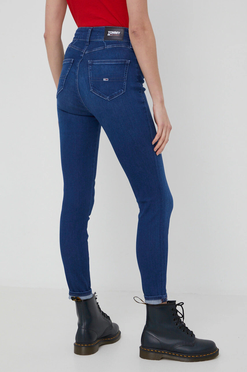 Tommy Jeans Дънки Ce353 дамски с висока талия - Pepit.bg