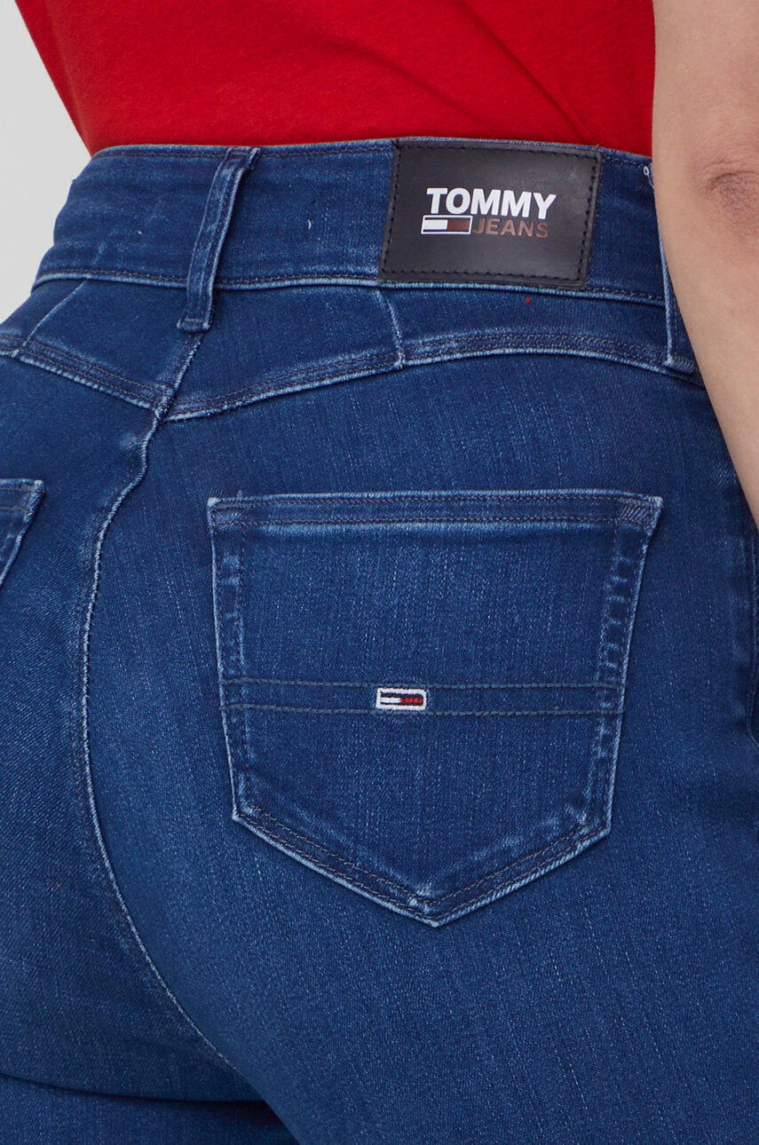 Tommy Jeans Дънки Ce353 дамски с висока талия - Pepit.bg
