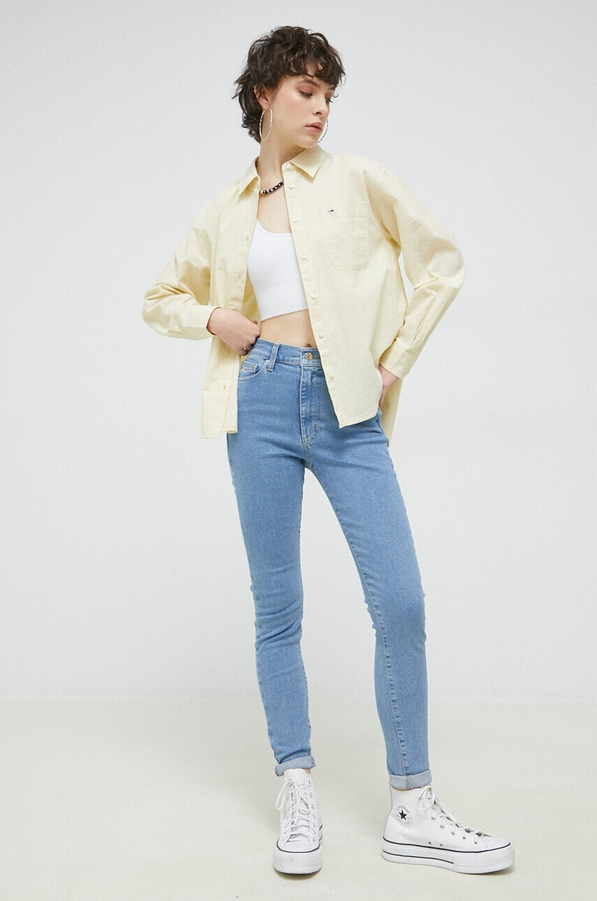 Tommy Jeans Дънки Sylvia с висока талия - Pepit.bg