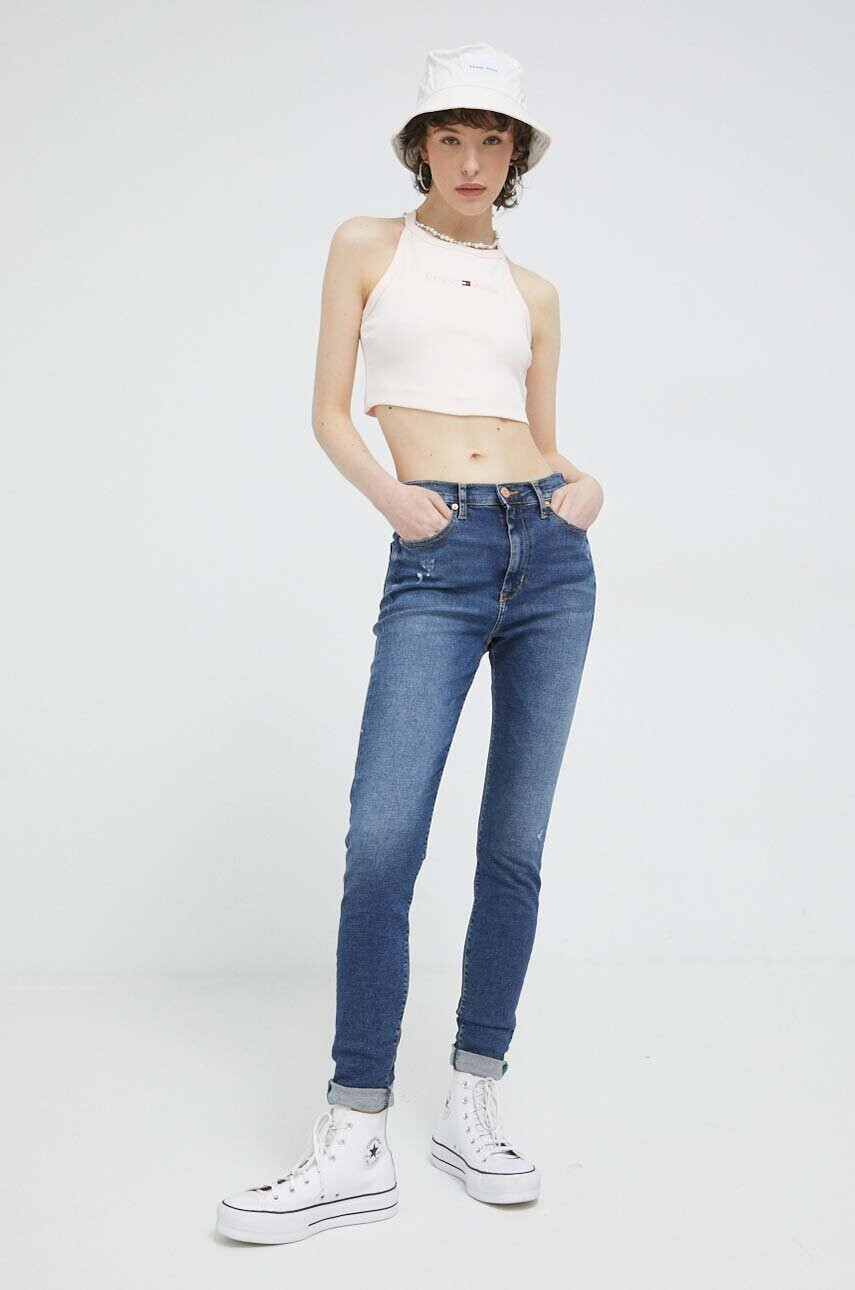Tommy Jeans Дънки Sylvia с висока талия - Pepit.bg
