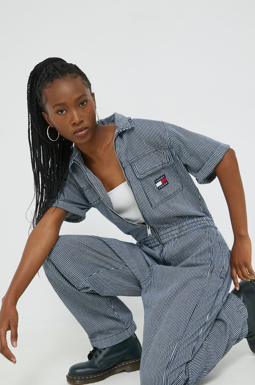 Tommy Jeans Дънков гащеризон - Pepit.bg