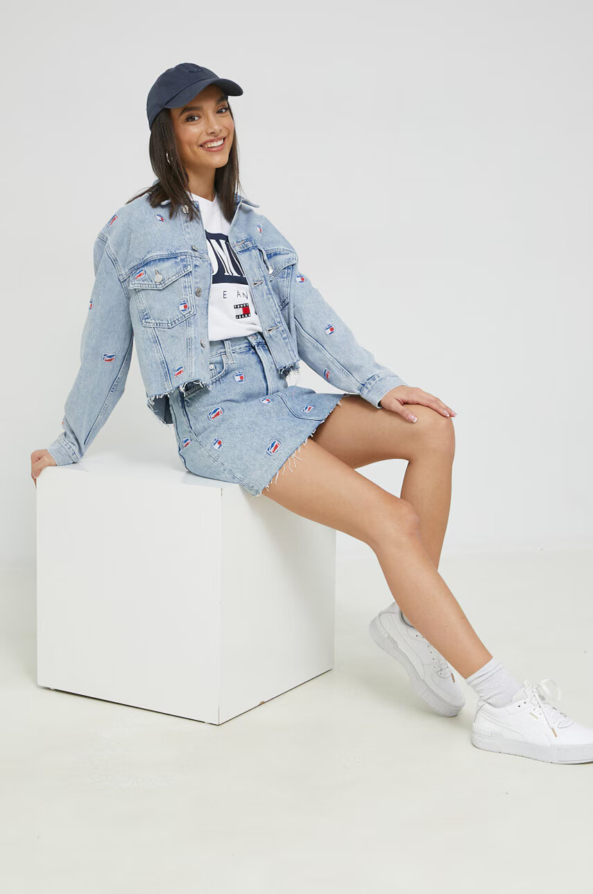 Tommy Jeans Дънкова пола - Pepit.bg