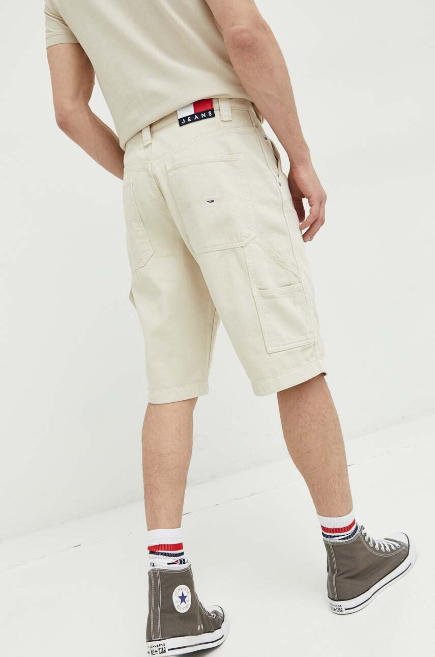 Tommy Jeans Дънкови къси панталони в бежово - Pepit.bg