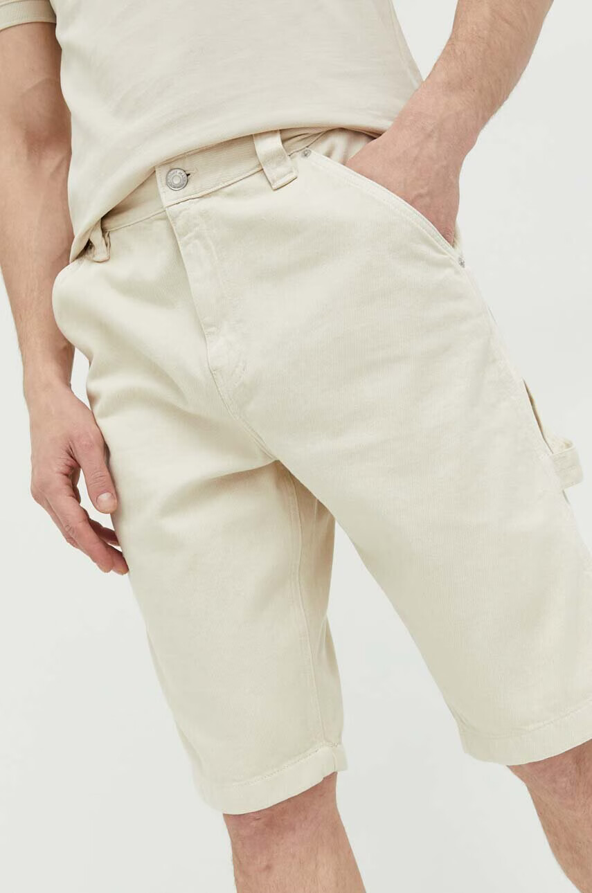 Tommy Jeans Дънкови къси панталони в бежово - Pepit.bg
