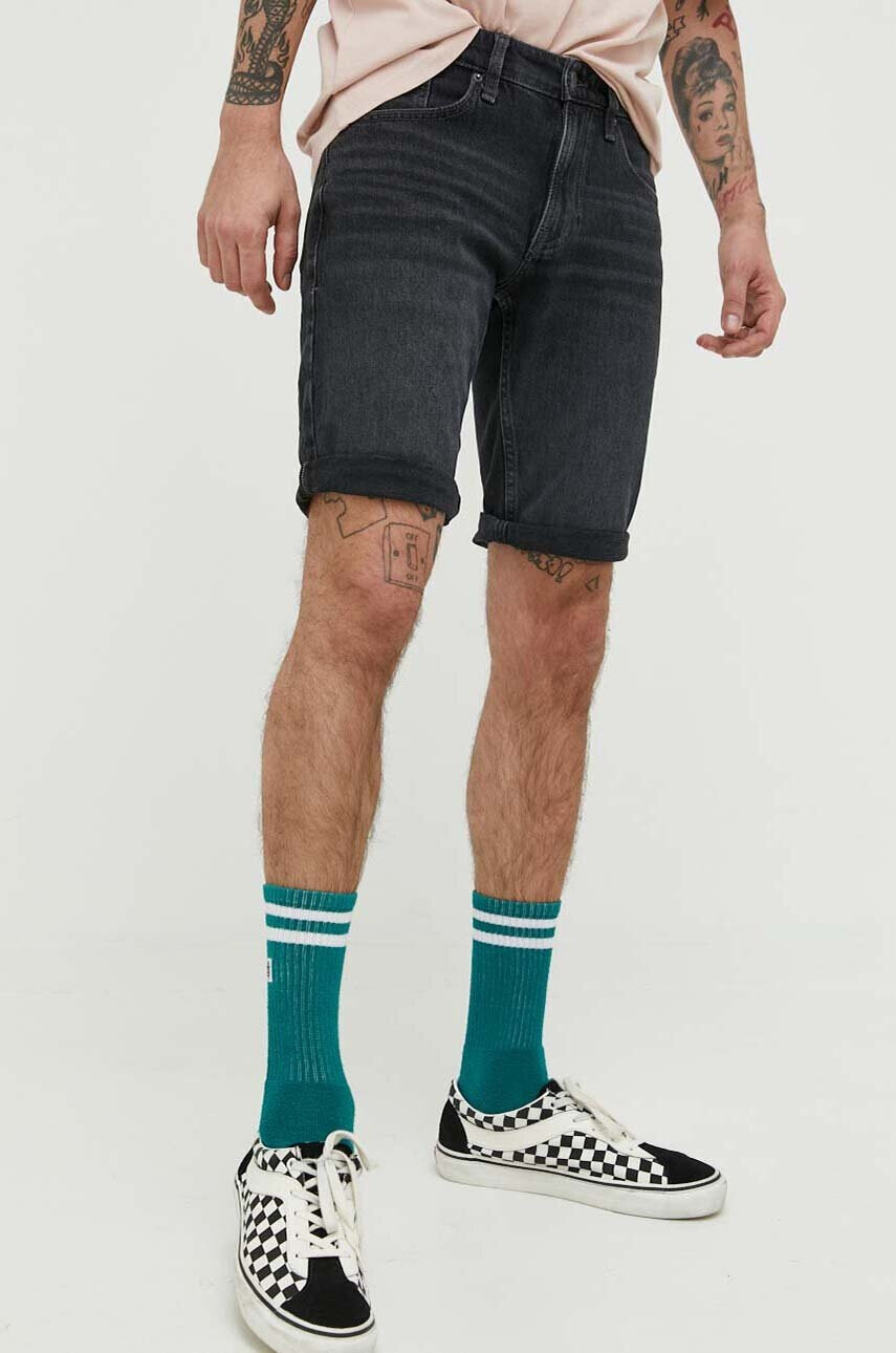 Tommy Jeans Дънкови къси панталони в черно - Pepit.bg