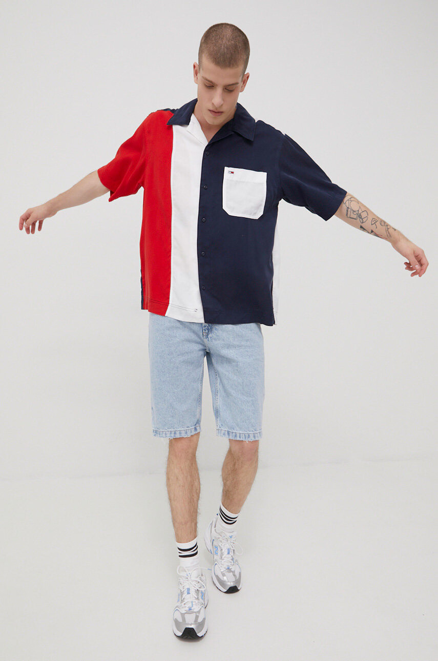 Tommy Jeans Дънкови къси панталони Bf6011 мъжки - Pepit.bg