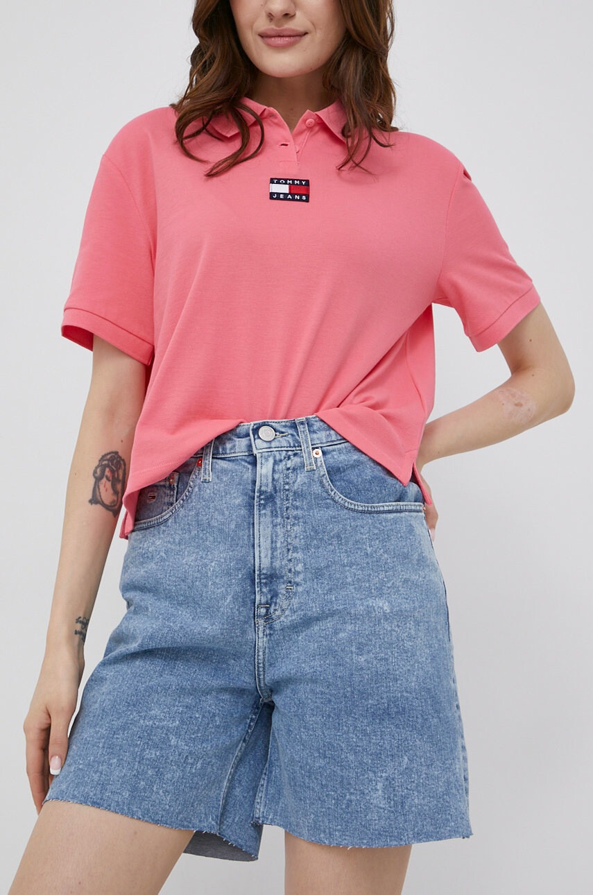 Tommy Jeans Дънкови къси панталони Bf6131 - Pepit.bg
