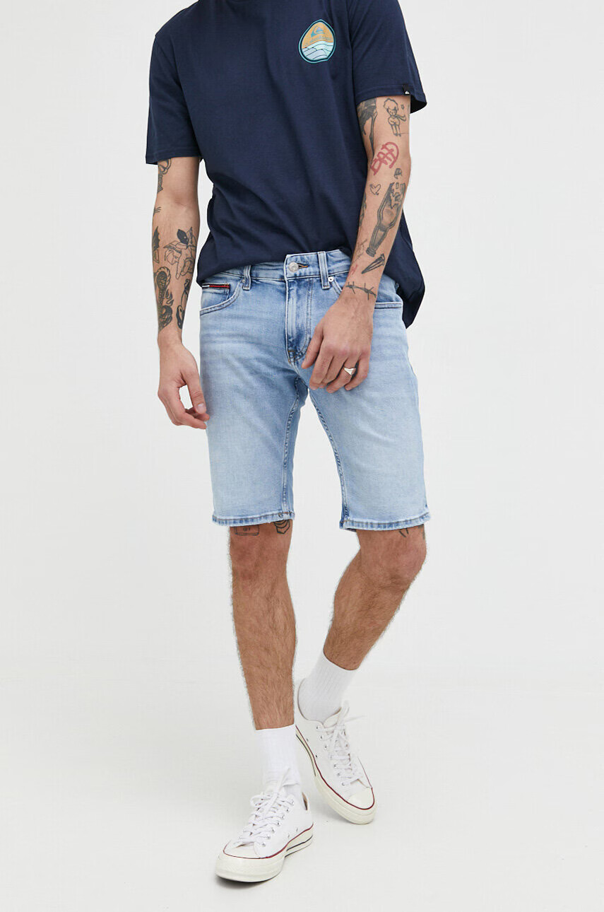 Tommy Jeans Дънкови къси панталони Scanton в синьо - Pepit.bg