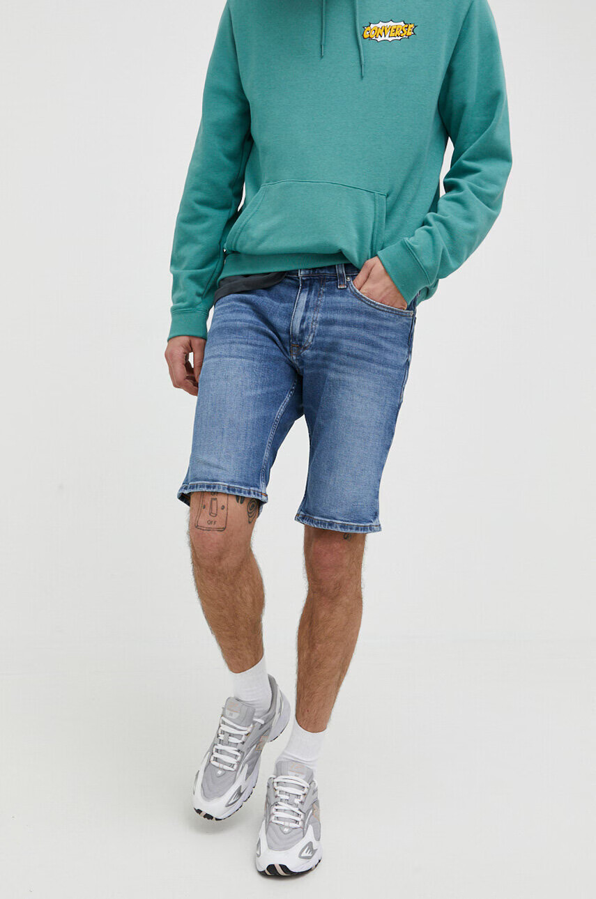 Tommy Jeans Дънкови къси панталони Scanton в синьо - Pepit.bg