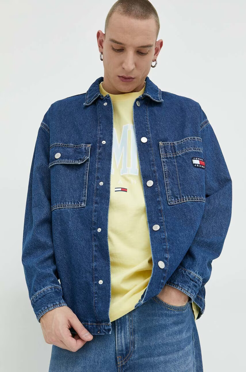 Tommy Jeans Дънково яке в синьо с преходна изолация - Pepit.bg