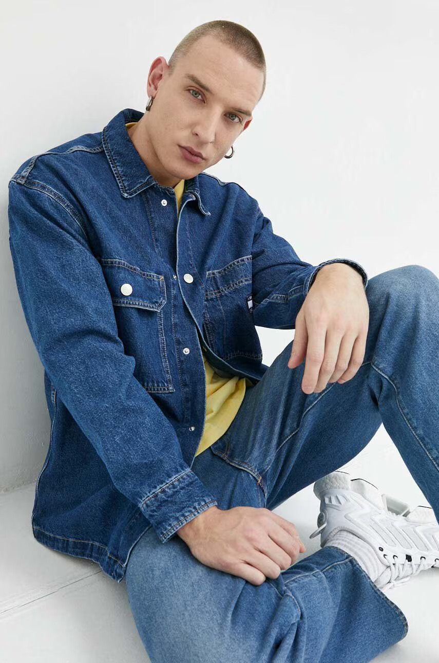 Tommy Jeans Дънково яке в синьо с преходна изолация - Pepit.bg