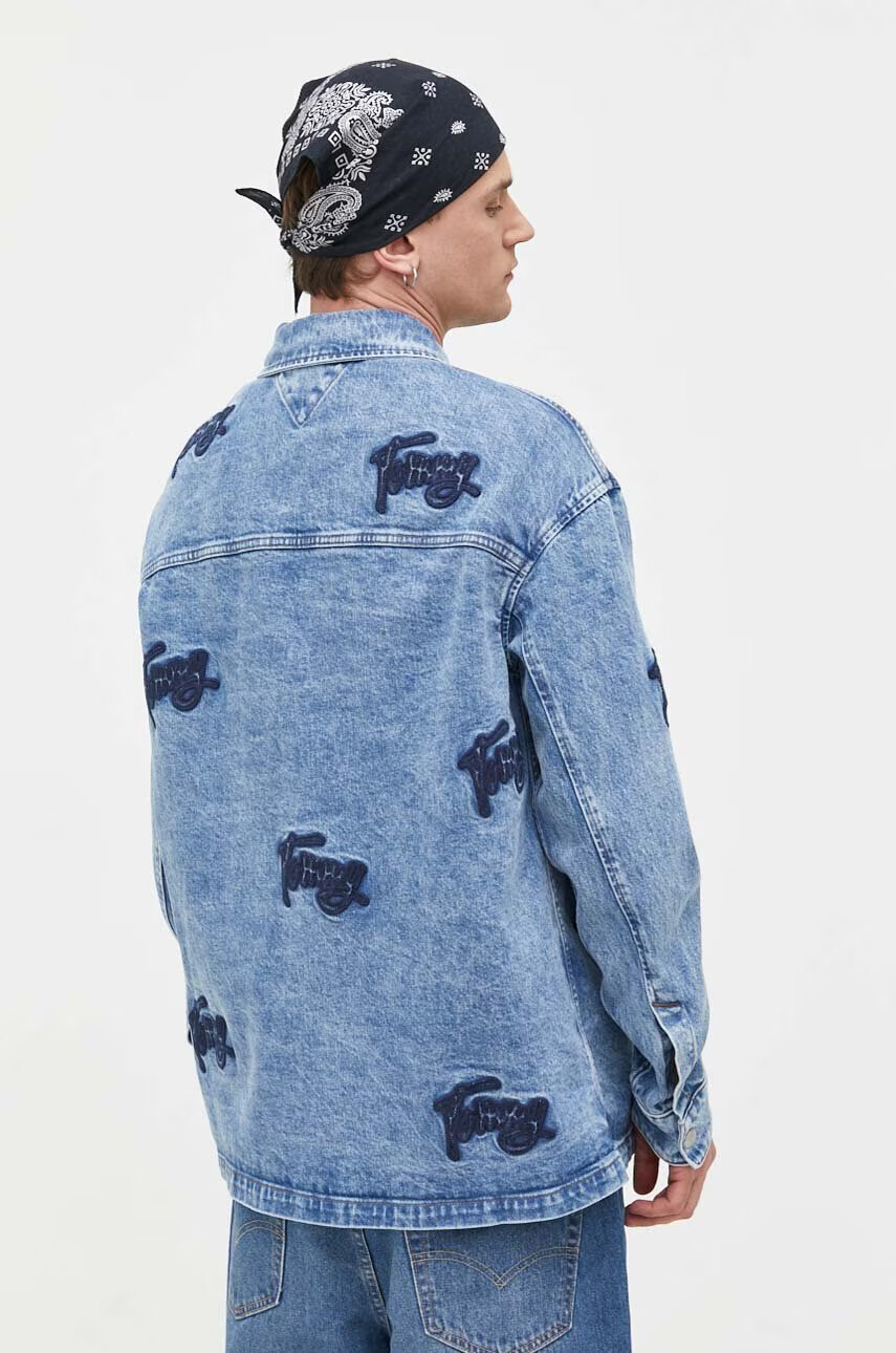 Tommy Jeans Дънково яке в зелено с преходна изолация - Pepit.bg