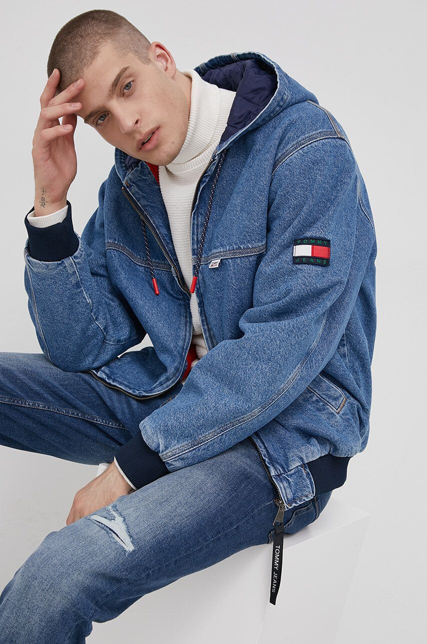 Tommy Jeans Дънково яке дамско с преходна изолация - Pepit.bg