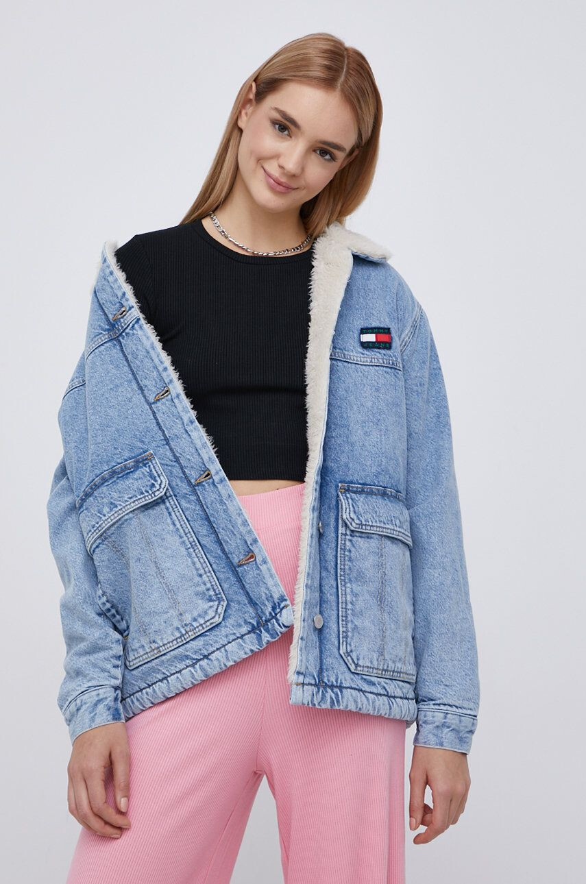 Tommy Jeans Дънково яке мъжко с преходна изолация - Pepit.bg