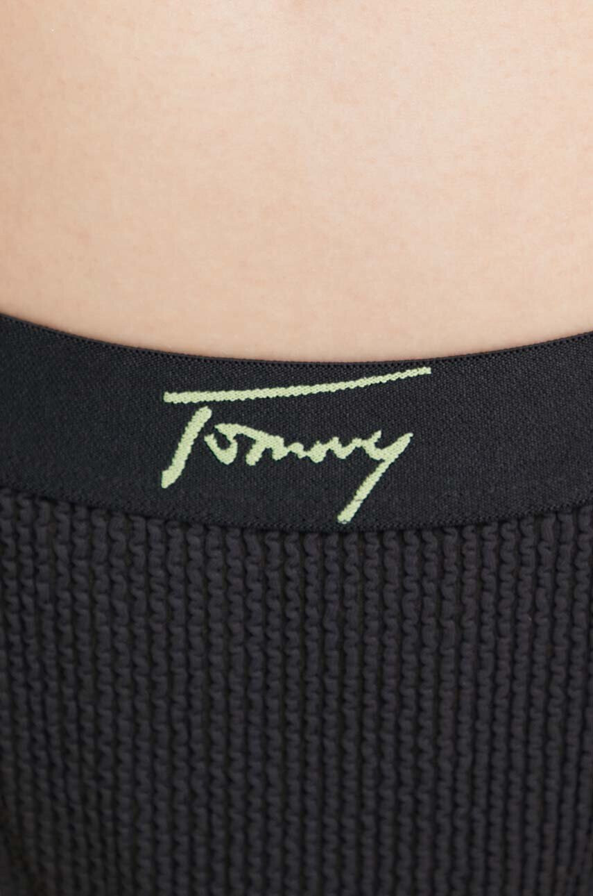 Tommy Jeans Долнище на бански тип бразилиана в черно - Pepit.bg