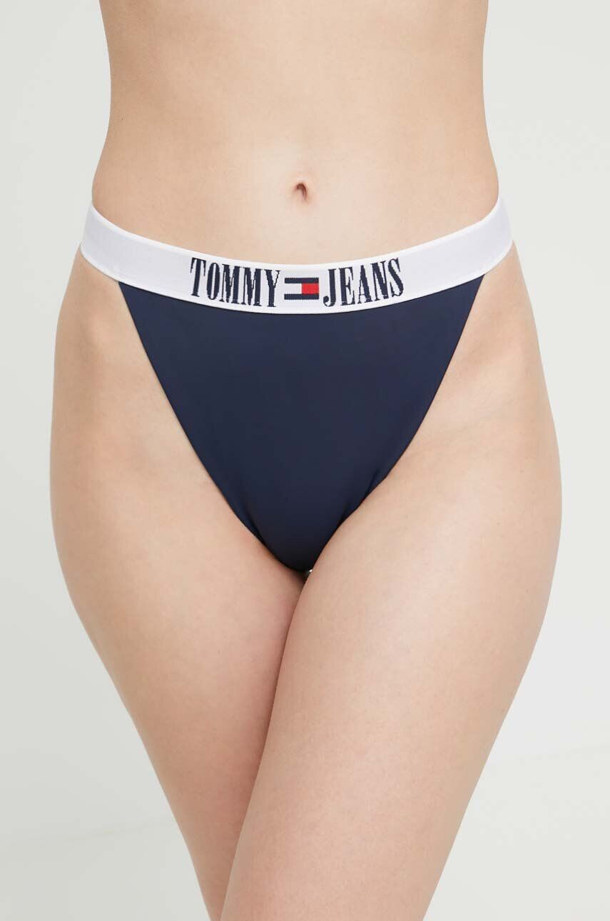 Tommy Jeans Долнище на бански тип бразилиана в тъмносиньо - Pepit.bg