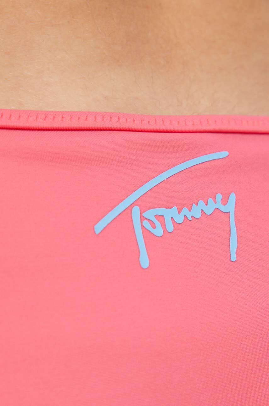 Tommy Jeans Долнище на бански тип бразилиана в розово - Pepit.bg