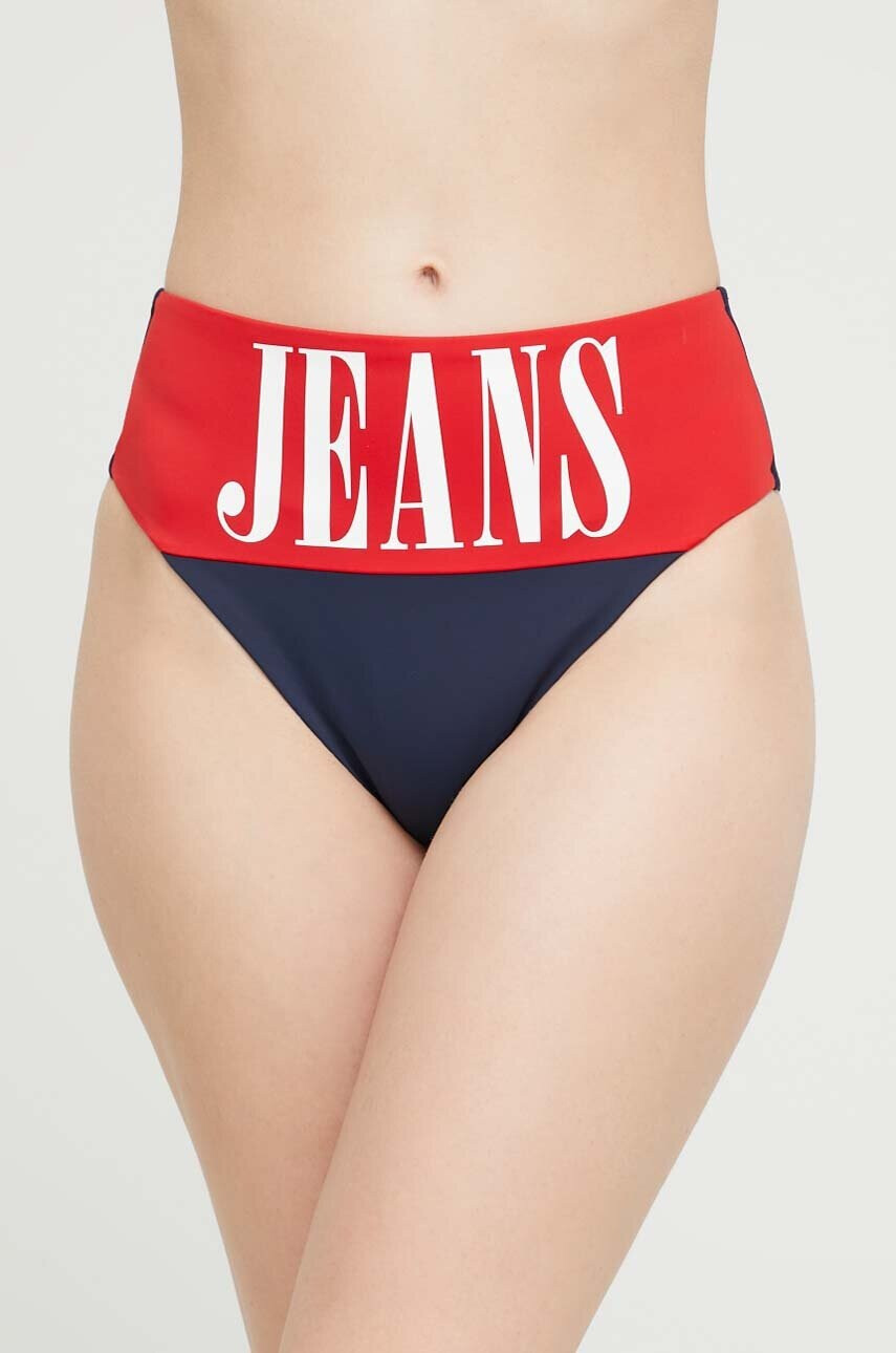 Tommy Jeans Долнище на бански тип бразилиана в тъмносиньо - Pepit.bg